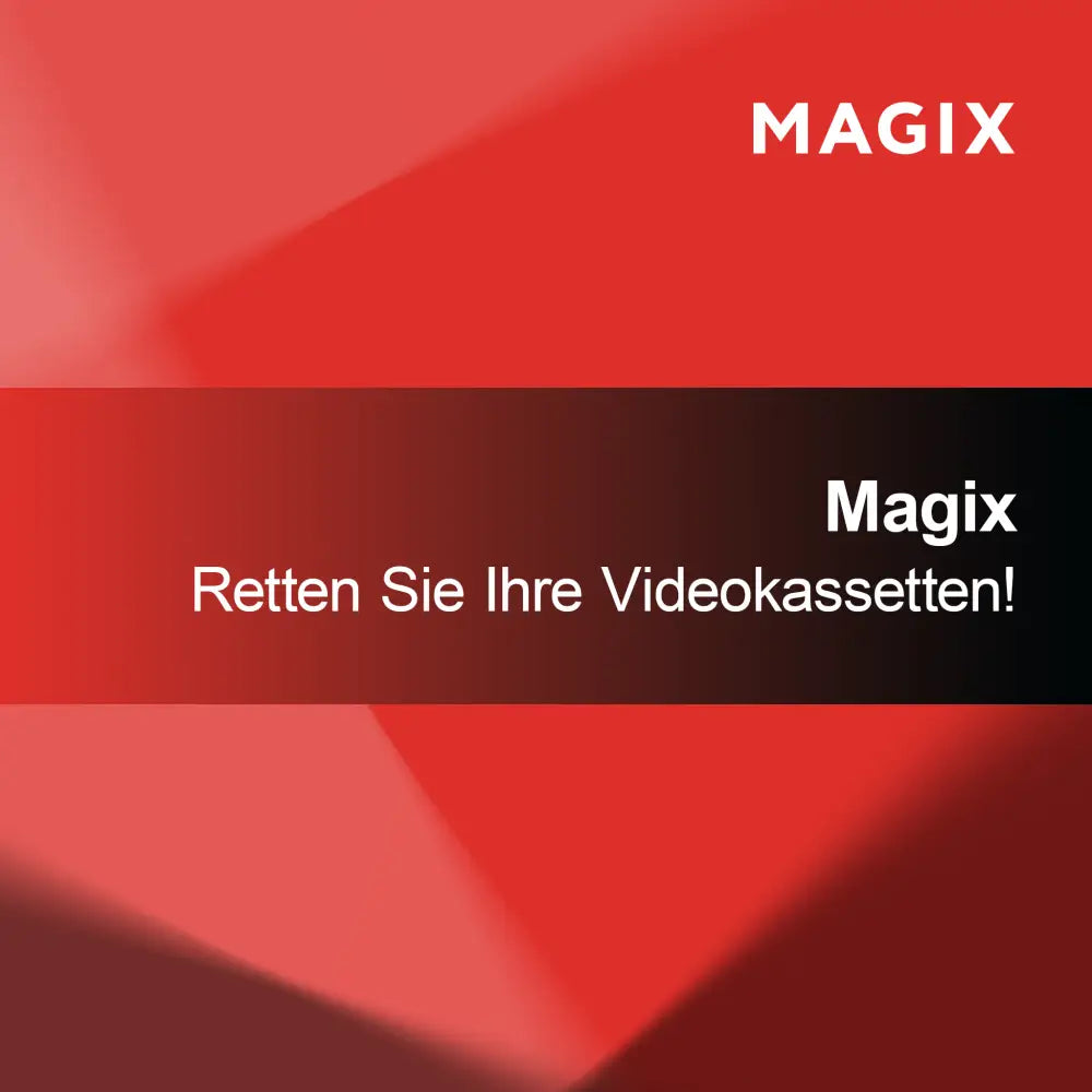 MAGIX Save Your Video Cassettes!