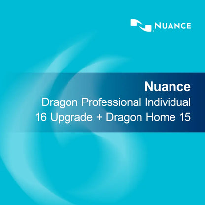Nuance Dragon Professional Individual 16 Upgrade + Dragon Home 15