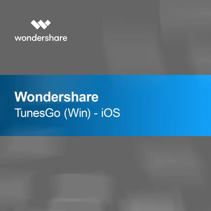 Wondershare TunesGo (Win) - iOS
